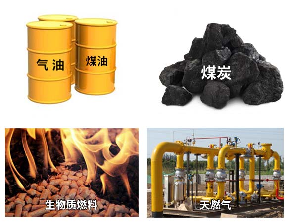常見的熱源可以分為固體燃料、液體燃料、氣體燃料等